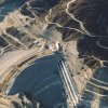 Construction of Nestos River dam